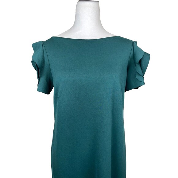 Pietro Brunelli Salisburgo Maternity Dress S Pinewood Green Rosette Sleeve Italy - Picture 3 of 16